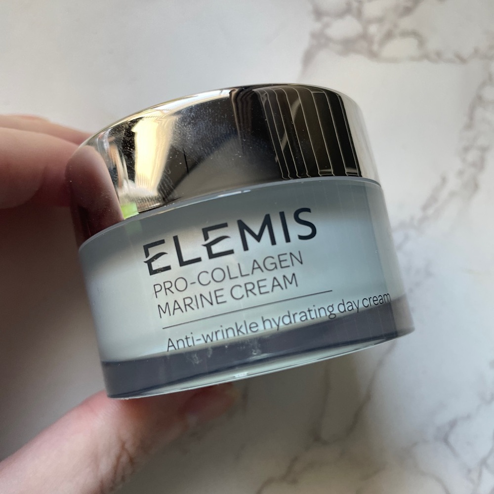 ELEMIS Pro-Collagen Marine Cream in Silver and White